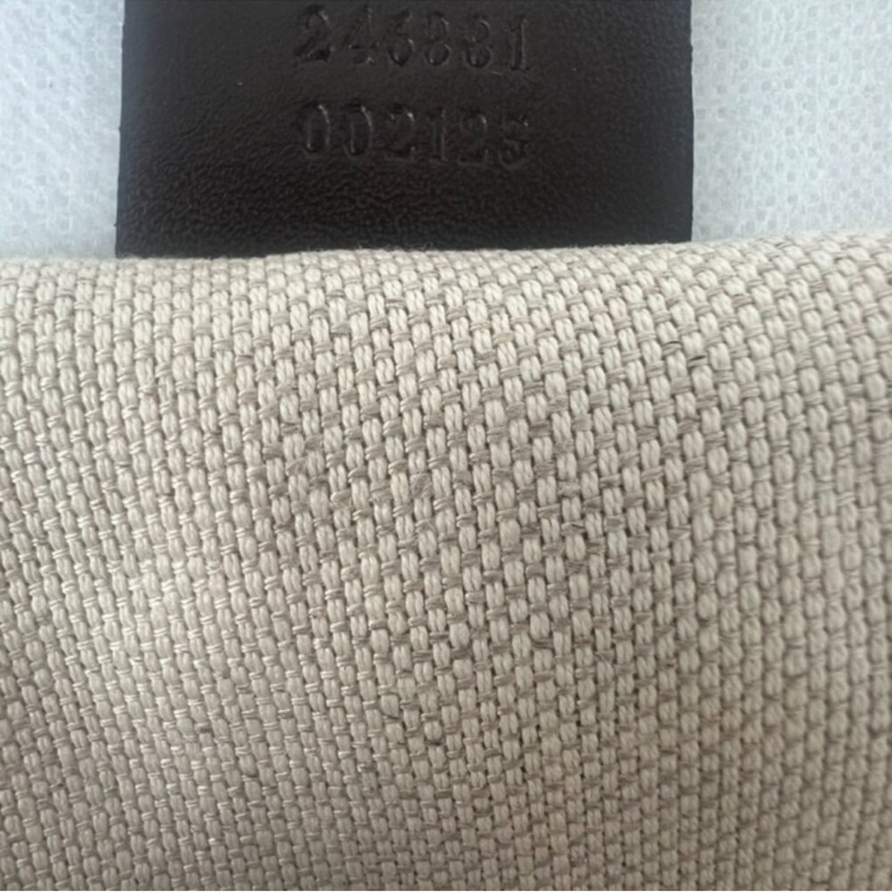 Gucci Brown/Beige GG Supreme Double Pocket Messenger Bag - Picture 8 of 8